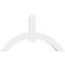 Ekena Millwork Archdale Architectural Grade PVC Gable Bracket, 60"W x 35"H x 6"D x 6"F, 14/12 Pitch GBP060X35X0606ARC00 - alternate 3